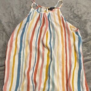 Papermoon Multicolor Striped Sleeveless Top